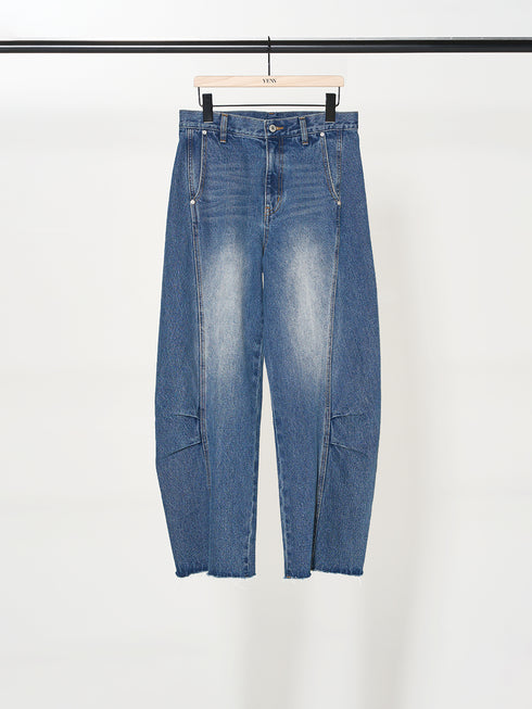 KNEE TUCK DENIM PT /Y252-31054